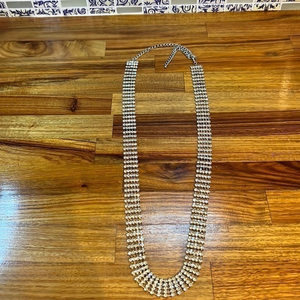 Faux diamond studded accent‎ belt